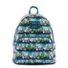 Loungefly Disney Robin Hood Sherwood Forest Zeichentrick AOP Mini Rucksack 26cm