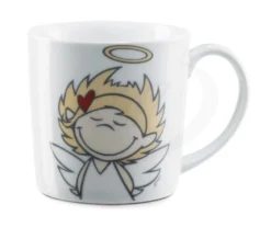 Nici 28311 Tasse Engel Engelchen Porzellan Ca 8cm Devil & Angel Kaffeetasse -Nicii Plusch Geschaft N28311
