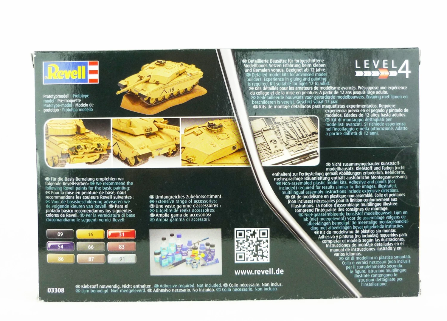 Revell 03308 Level 4 Panzer-Modell Challenger I Modellbausatz 1:76 2 Revell 03308 Level 4 Panzer-Modell Challenger I Modellbausatz 1:76 – Bild 2