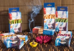 Berk X00003 Räucherkegel Paket: 7 Sorten Je 1 Packung Holy Smokes Je 20g