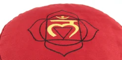Berk YO-30-1 Wurzelchakra Meditationskissen Mit Buchweizen Gefüllt Ca 36x15cm -Nicii Plusch Geschaft YO 30 1 2