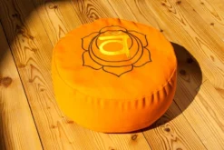 Berk YO-30-2 Sakralchakra Meditationskissen Mit Buchweizen Gefüllt Ca 36x15cm