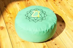 Berk YO-30-4 Herzchakra Meditationskissen Mit Buchweizen Gefüllt Ca 36x15cm