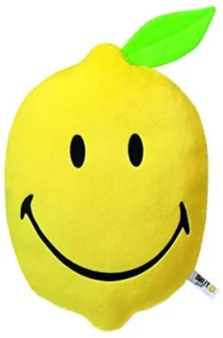 Nici 39316 Kissen Zitrone Figürlich Ca 38x27cm Plüsch Smiley World