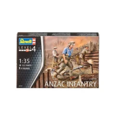 Revell 02618 Modellbausatz ANZAC Infanterie (1915) 1:35 Level 4